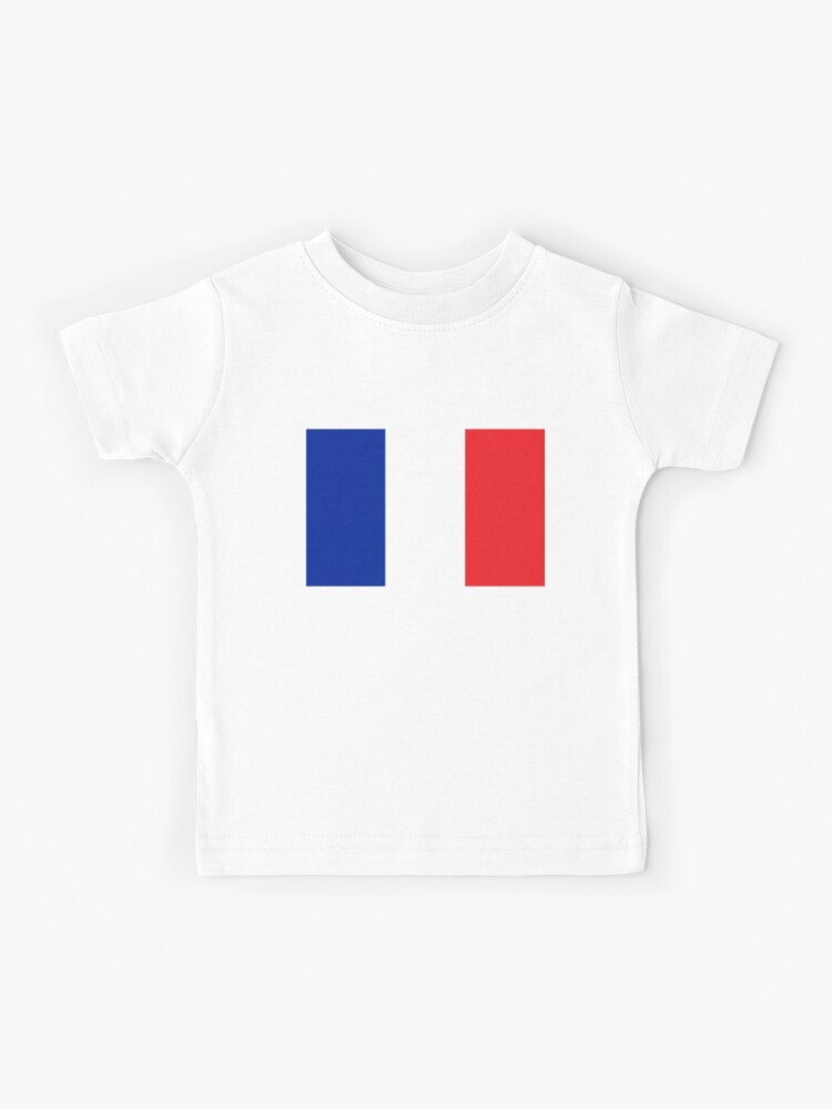 'French Flag' Children's TS023047 Kid's Cotton T-Shirts 