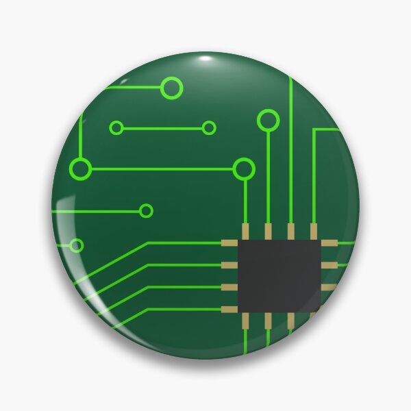 Artikelvorschau, Microchip Digital Art, PCB entworfen und verkauft von Kooky-Angie.