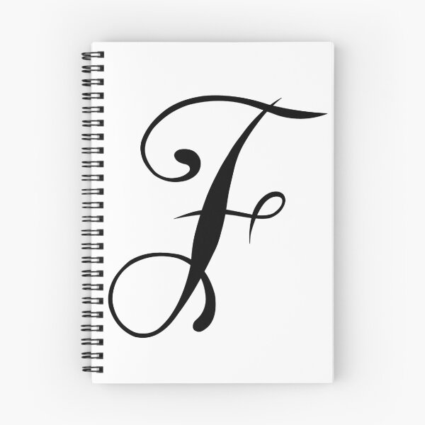 Item preview, Calligraphy Letter Initial F designed and sold by ByJezie.