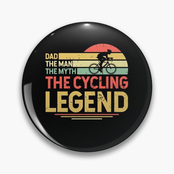Item preview, Dad The Man The Myth The Cycling Legend | Vintage Cyclist Dad  designed and sold by BeYourOwnHero.