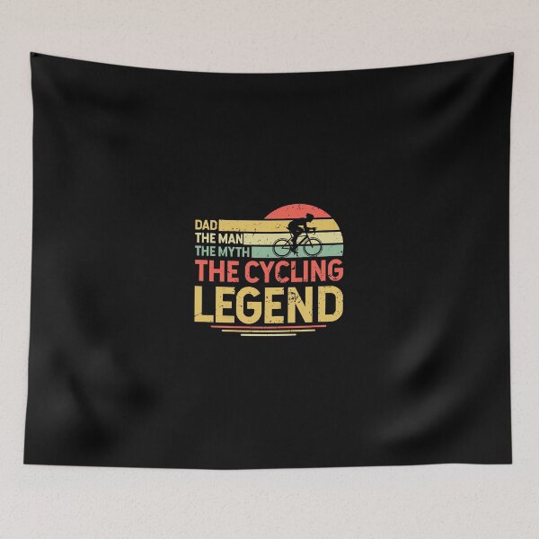 Item preview, Dad The Man The Myth The Cycling Legend | Vintage Cyclist Dad  designed and sold by BeYourOwnHero.