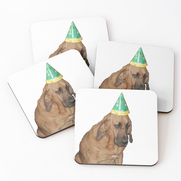 Item preview, sad party dog designed and sold by Jennie J.