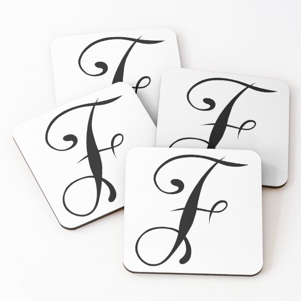 Item preview, Calligraphy Letter Initial F designed and sold by ByJezie.