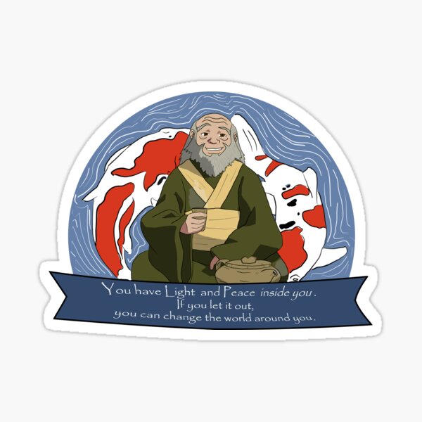 Item preview, Uncle Iroh Sipping on Light and Peace  designed and sold by MeltheWeirdo.