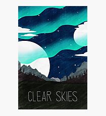 Tamriel Shout - Clear Skies Photographic Print