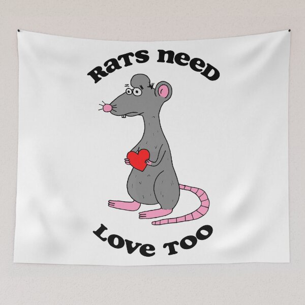 Item preview, RATS NEED LOVE TOO designed and sold by its-ella.