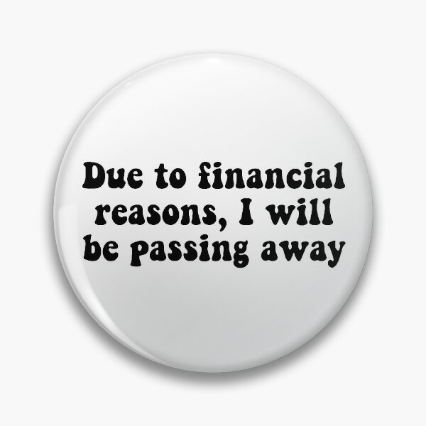 Item preview, Financial Passing black designed and sold by Hannah Marland.
