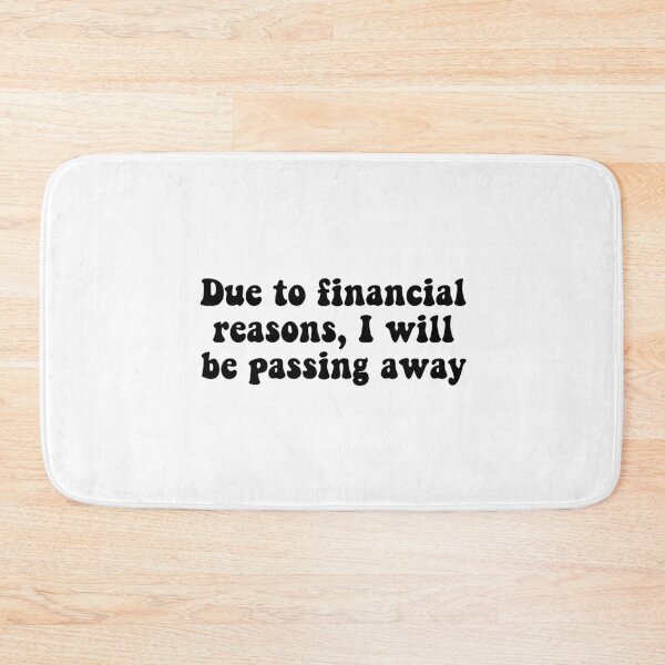 Item preview, Financial Passing black designed and sold by Hannah Marland.