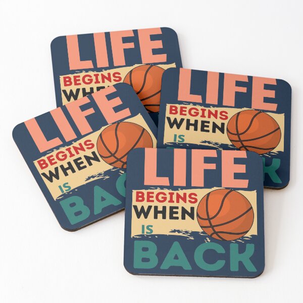 Item preview, Life Begins when Basketball Is back designed and sold by Combistudios.