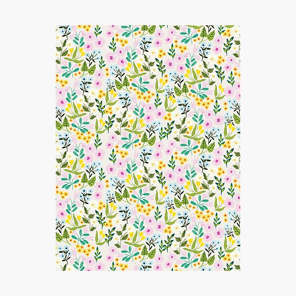 Floral Pattern Photographic Print