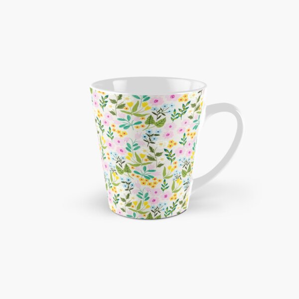 Floral Pattern Tall Mug