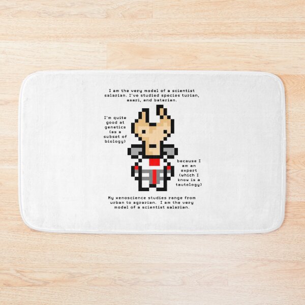 Item preview, Mass Effect Pixel Art - Mordin - I Am The Very Model of a Scientist Salarian designed and sold by DesignsByToni.