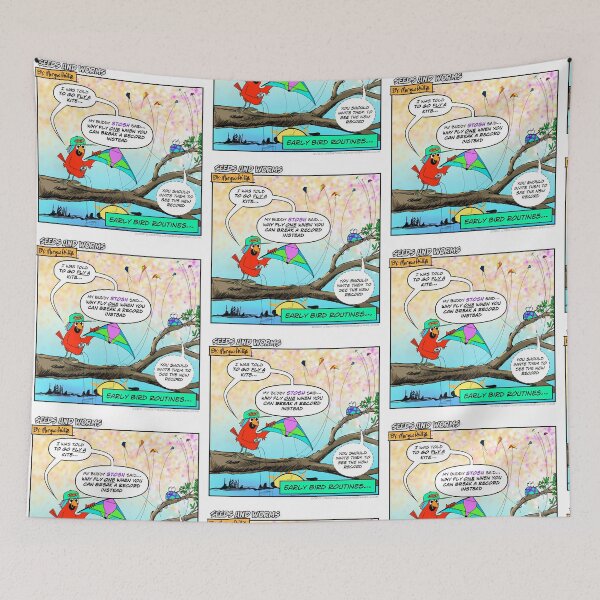 Item preview,  Seeds and Worms Comic Strip - Printables   designed and sold by NeatlineFX.