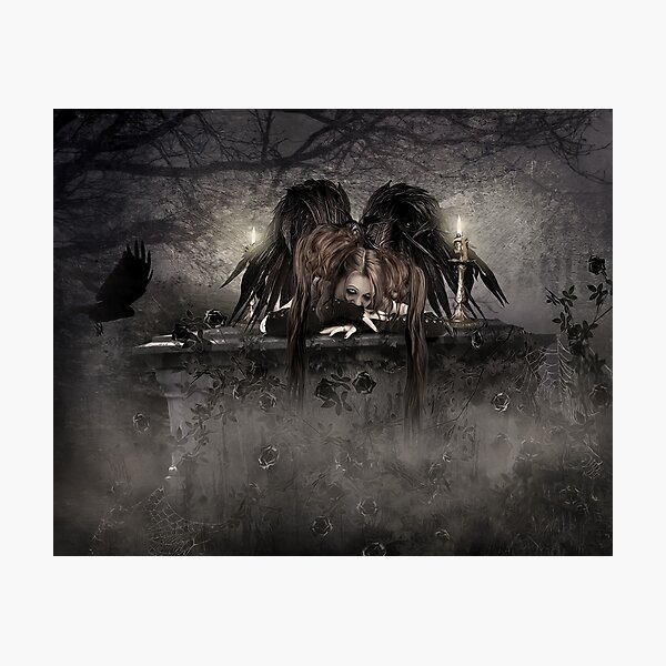 Gothic Angel Photographic Print