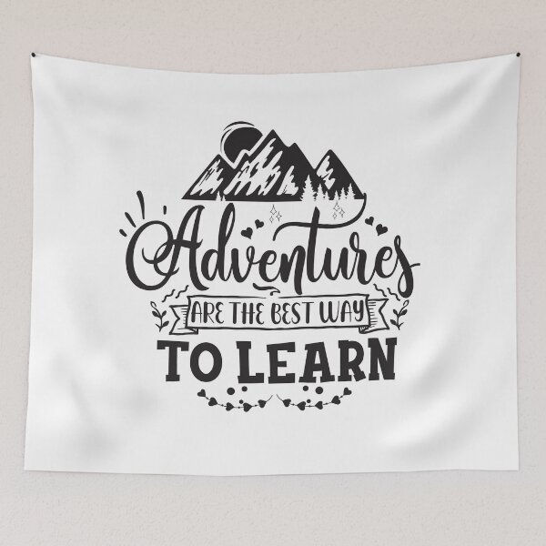 Item preview, Adventures are the best way to learn designed and sold by Brian Kroijer.