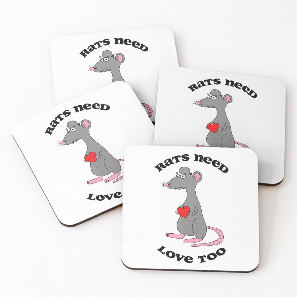 Item preview, RATS NEED LOVE TOO designed and sold by its-ella.