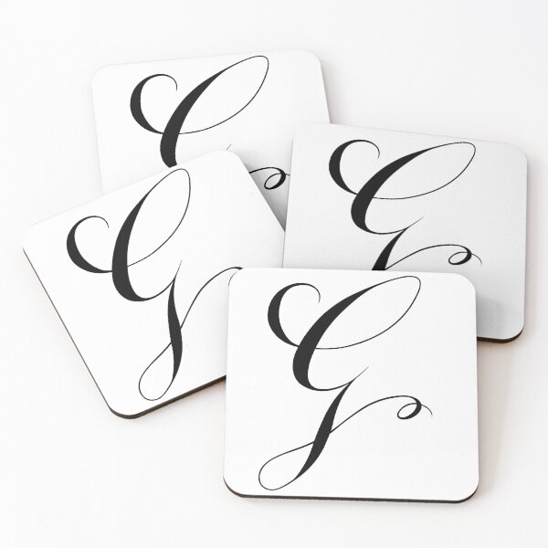Item preview, Calligraphy Letter Initial G designed and sold by ByJezie.