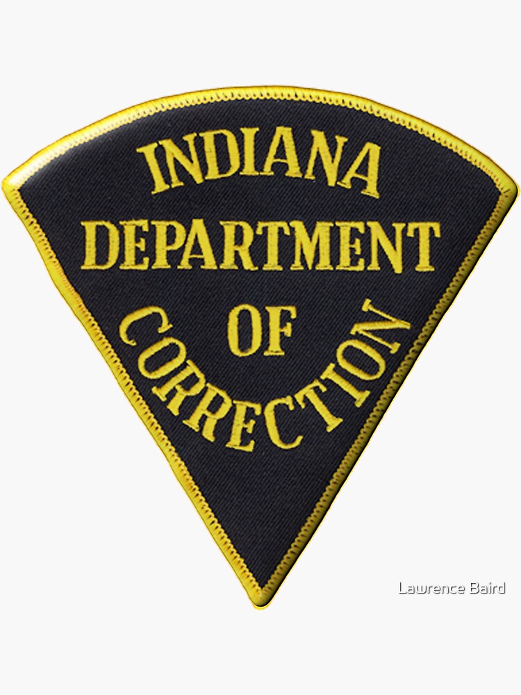 Indiana Department Of Corrections Sticker For Sale By Lawrencebaird