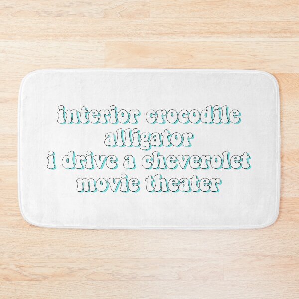 Item preview, interior crocodile alligator I drive a Chevrolet movie theater designed and sold by Designed By Rachel.