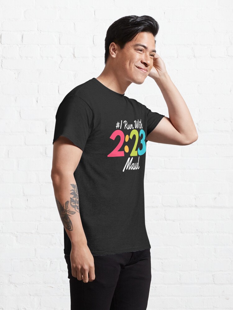 Alternate view of Justice for Ahmaud, 2:23, I Run With Maud, I Am A Runner, In His Memory, I Jog for Maud Classic T-Shirt