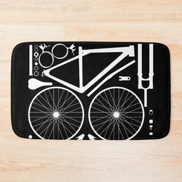 Item preview, Bike Parts (white) designed and sold by tomekp14.