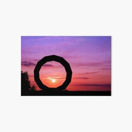 Sunset at Heavens Gate Art Board Print