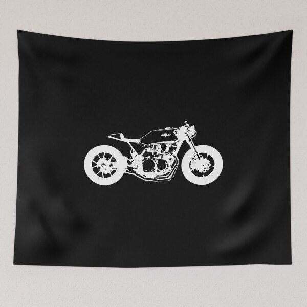 Item preview, Vintage Cafe Racer Motorcycle  designed and sold by ThrowBack-Clot.