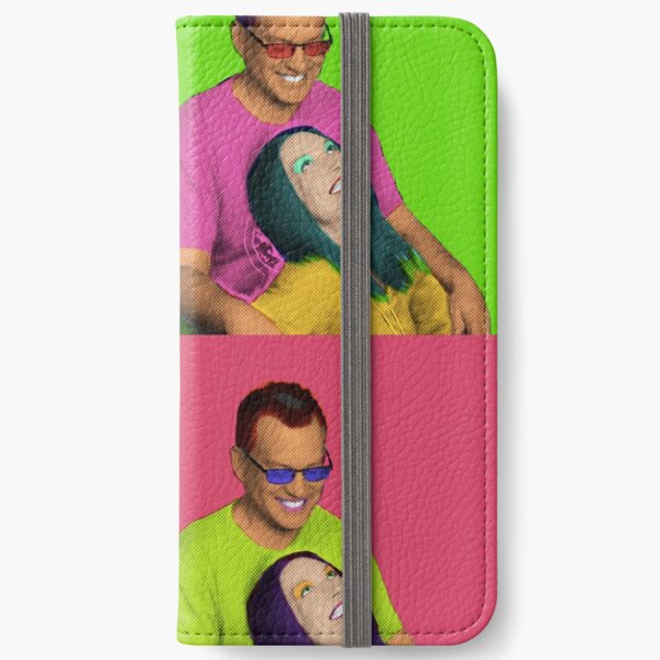 Custom Andy Warhol's style portrait iPhone Wallet