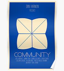 Community - Minimalist Movie Posters Poster