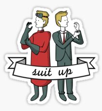 Suit Up Sticker