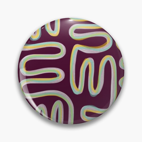 Item preview, Abstract Lines: Maroon, Yellow, and Aqua  designed and sold by rockchicksuprem.