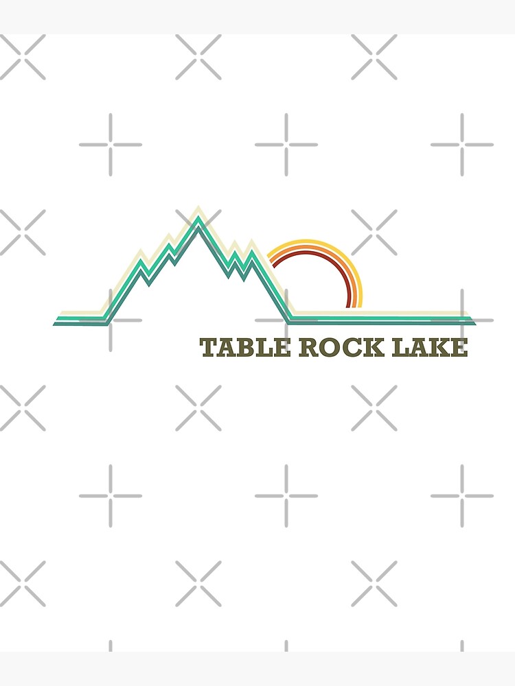 "Table Rock Lake Of The Ozarks Missouri Retro Vacation Sticki " Art