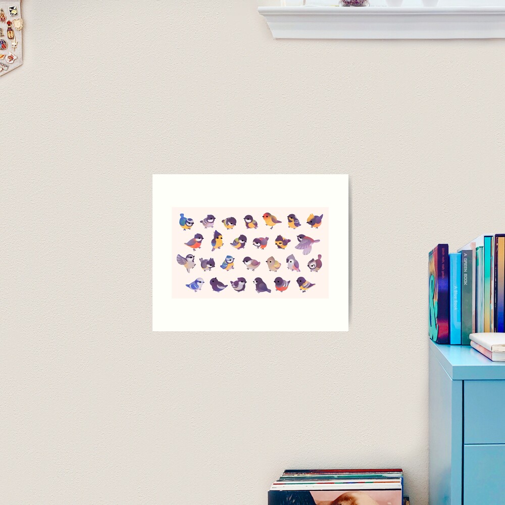 Little bird (Paridae) Art Print