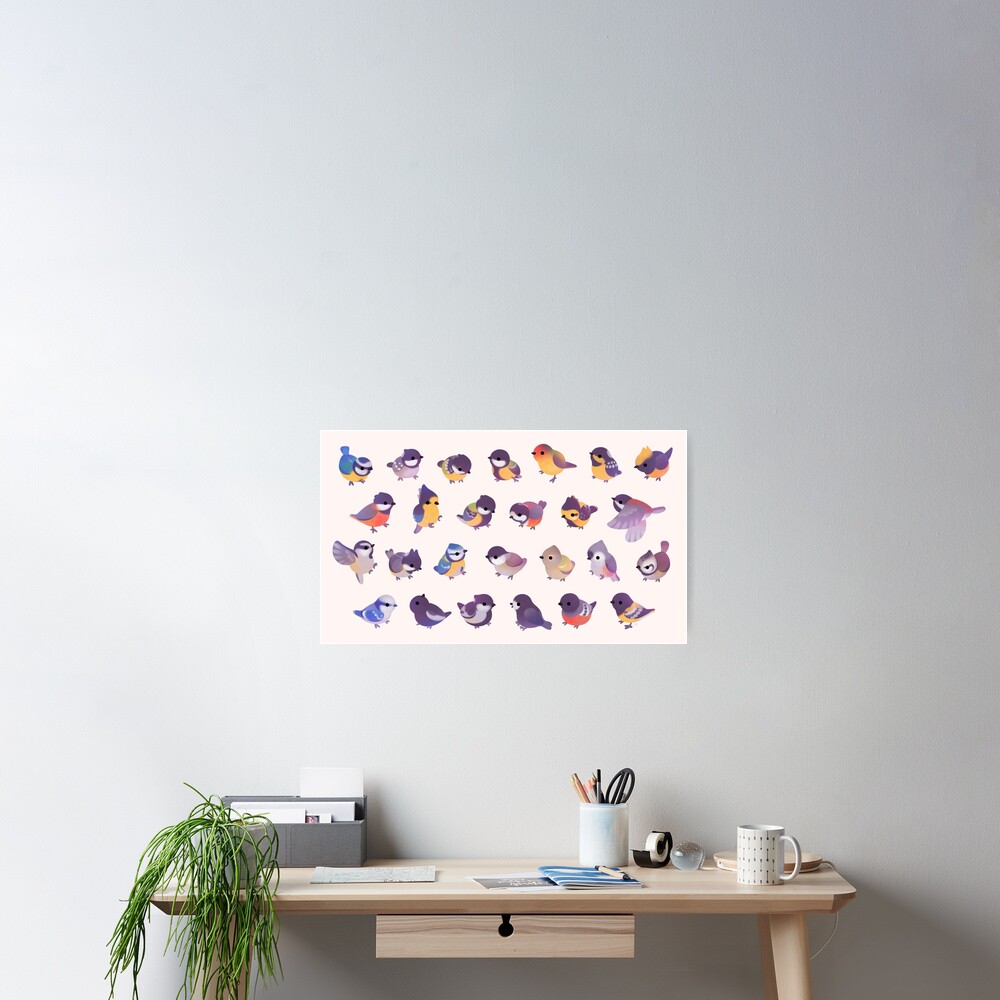 Little bird (Paridae) Poster