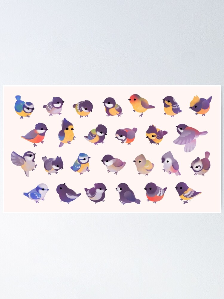 Alternate view of Little bird (Paridae) Poster