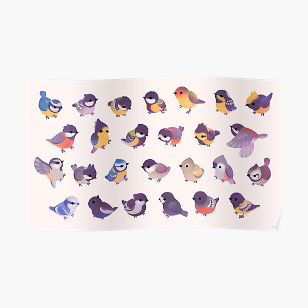 Little bird (Paridae) Poster