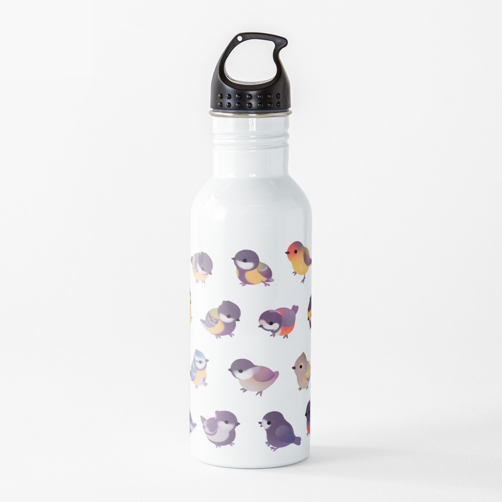 Little bird (Paridae) Water Bottle