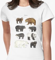 Camiseta entallada para mujer Osos