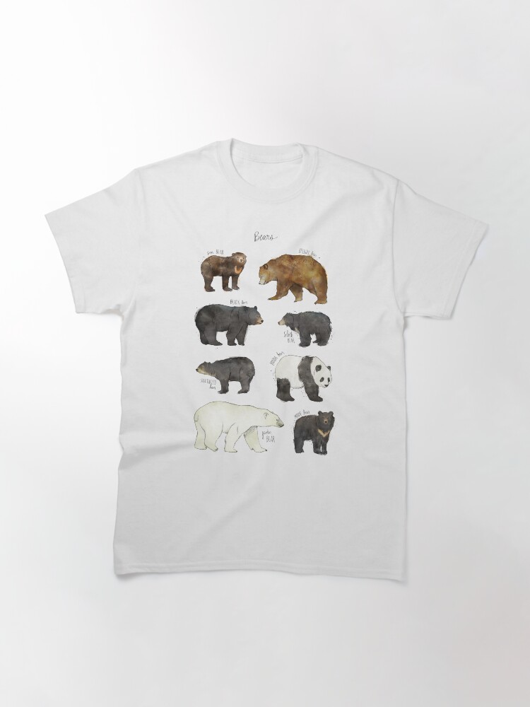 Thumbnail 3 of 7, Classic T-Shirt, Bears designed and sold by AmyHamilton.