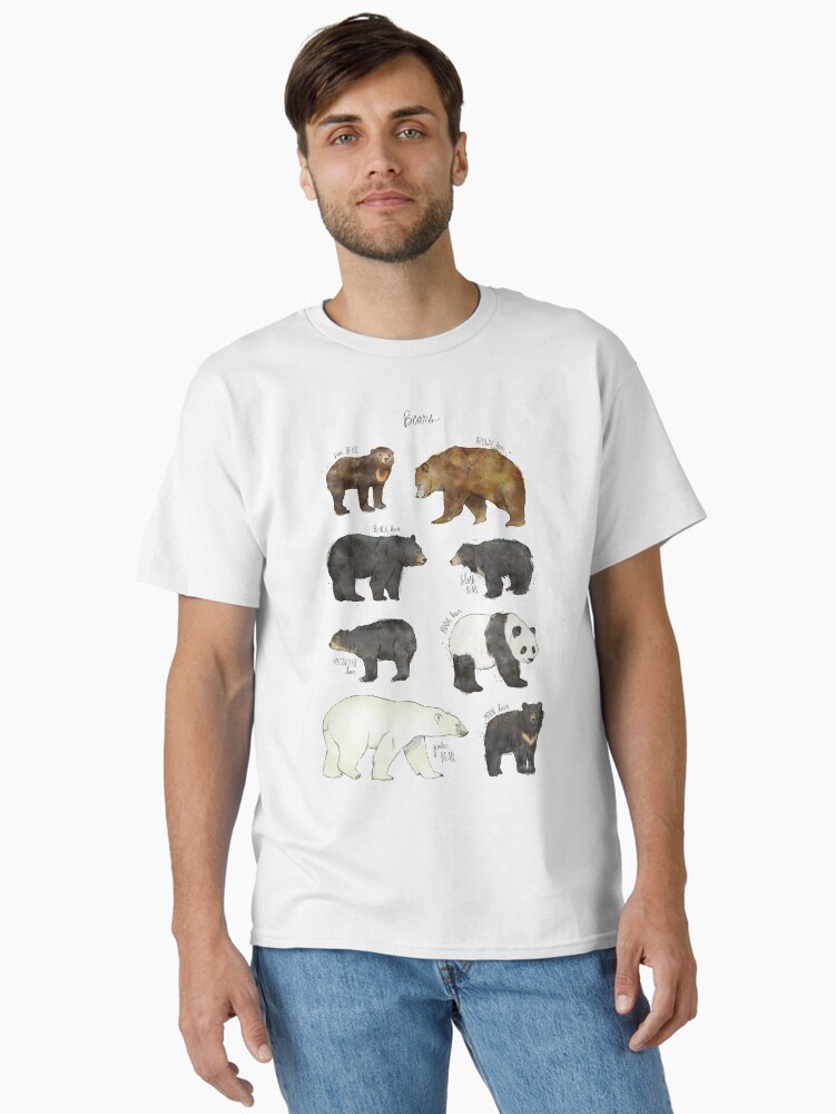 Thumbnail 1 of 7, Classic T-Shirt, Bears designed and sold by AmyHamilton.