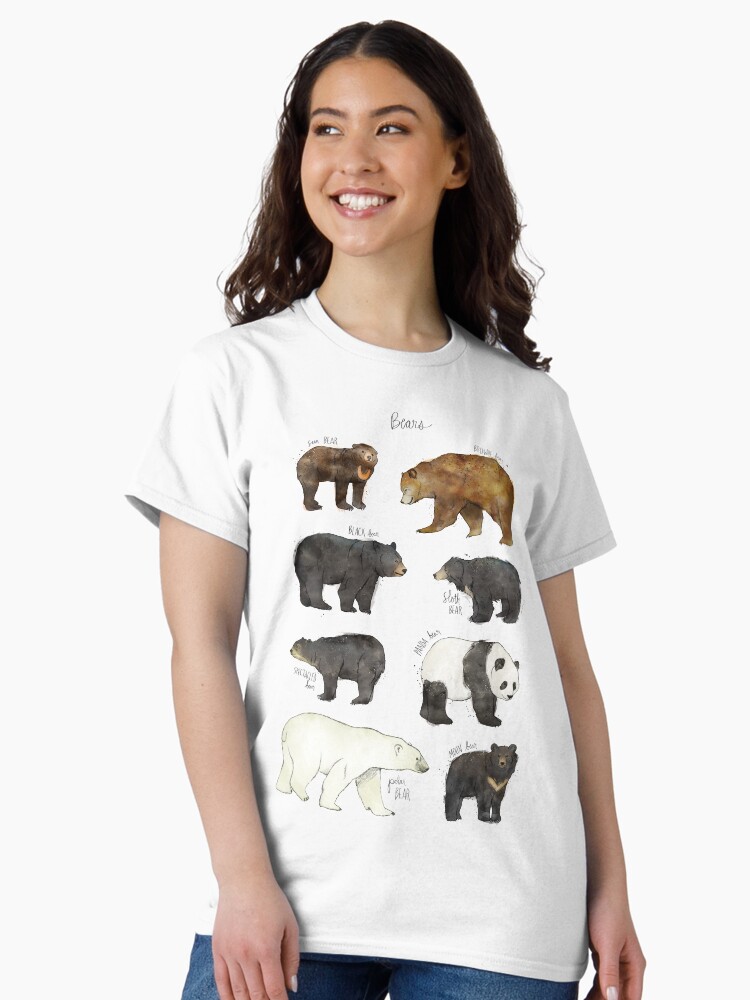 Thumbnail 2 of 7, Classic T-Shirt, Bears designed and sold by AmyHamilton.