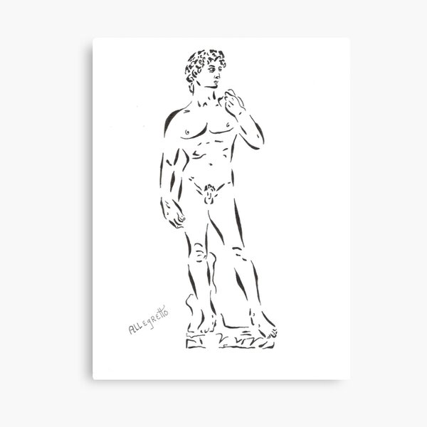 De-Constructing David Canvas Print