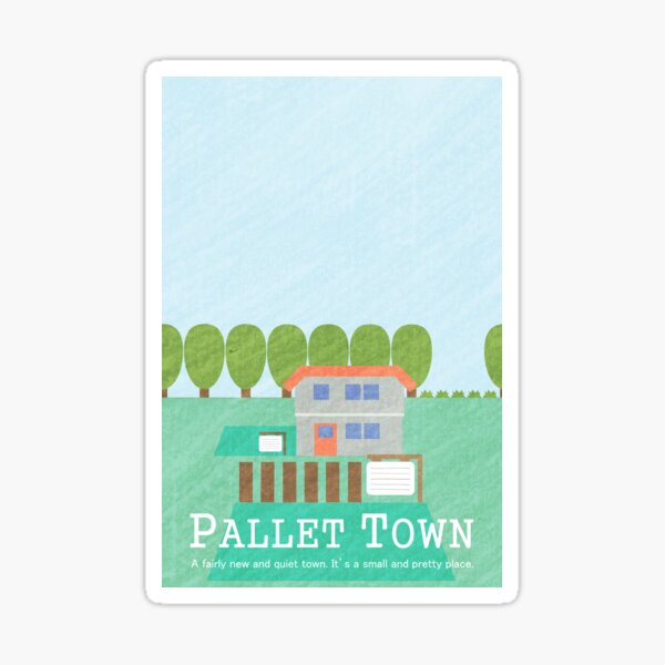 Item preview, Pallet Town Print designed and sold by browniegamer.