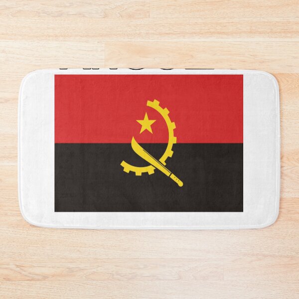 Item preview, Angola Flag National Design designed and sold by merchhost.