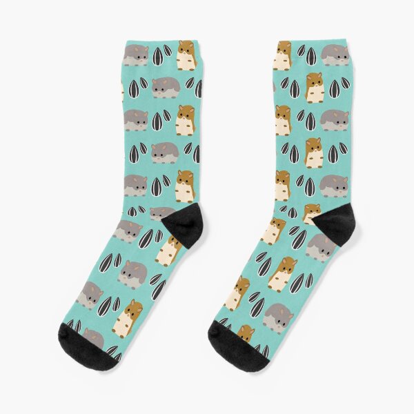  ADSFGHRE Cute animal Hamster Full print Socks Funny