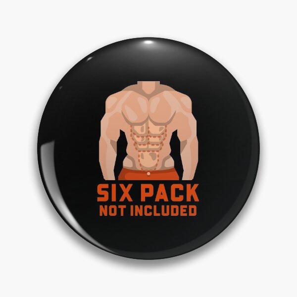 Item preview, Six Pack Not Included Humorous Muscle Building Design designed and sold by HermoTees.