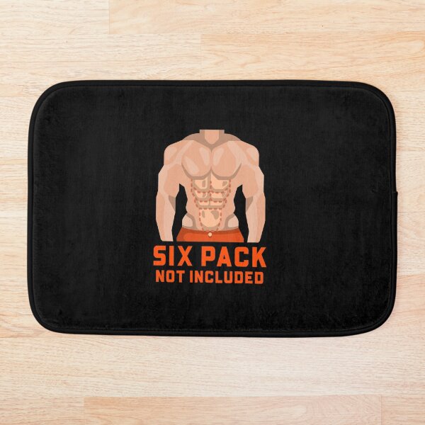 Item preview, Six Pack Not Included Humorous Muscle Building Design designed and sold by HermoTees.