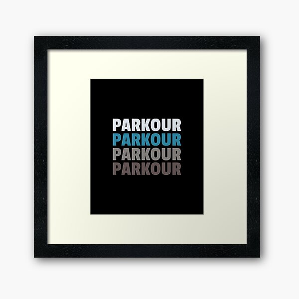 Parkour Framed Art Print
