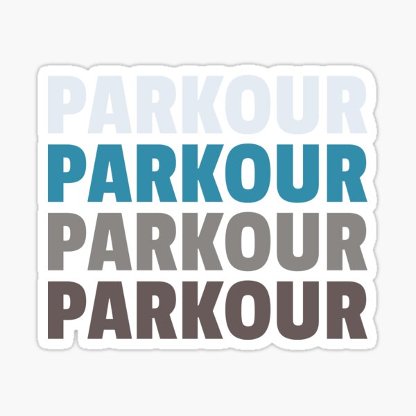 The Office Parkour Stickers Redbubble - parkour parkour parkour parkour parkour parkour roblox