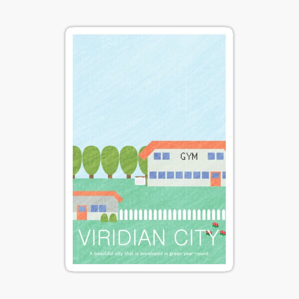Item preview, Viridian Town Print designed and sold by browniegamer.